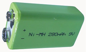 Batterie 9v 280mah ni-mh rechargeable 8.4v Accu 6f22 mn1604 a1604 4022 kr9v - ECLATS DESTOCKAGE