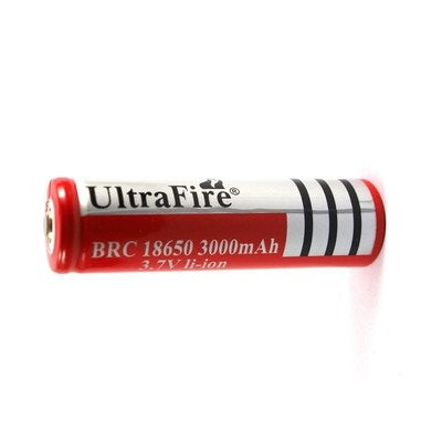 Batterie li-ion rechargeable 3.7v 3000mah 3a ultrafire pour lampe torche 18650 tled3wz - ECLATS DESTOCKAGE