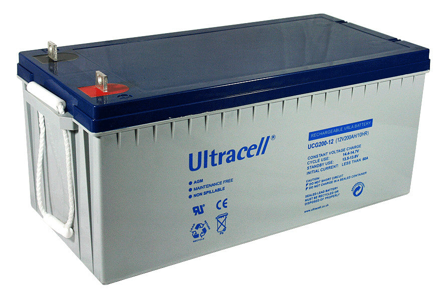 Batterie plomb 12v 200ah ultracell solaire eolienne photovoltaique accu chariot - ECLATS DESTOCKAGE