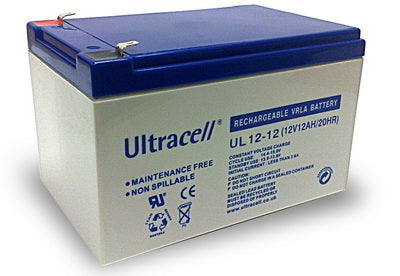 Batterie rechargeable 12v 12ah ul12-12 solaire pile sèche accu plomb gel 12a 13ah wpe12 12 - ECLATS DESTOCKAGE