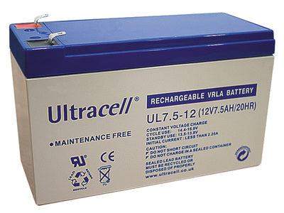 Batterie rechargeable 12v 6,5ah 7ah accu plomb gel solaire accumulateur etanche - ECLATS DESTOCKAGE