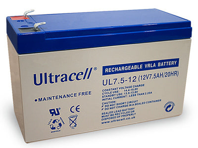 Batterie rechargeable 12v 7.5ah compatible 8ah 6-dzm-6 accu plomb velo electriqe accumulateur - ECLATS DESTOCKAGE