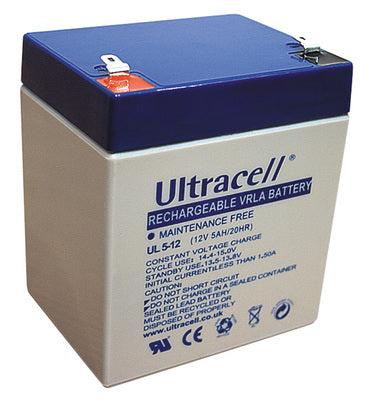Batterie rechargeable 5ah 12v accu plomb accumulateur gel 4.5ah pile 5a ul5-12 - ECLATS DESTOCKAGE