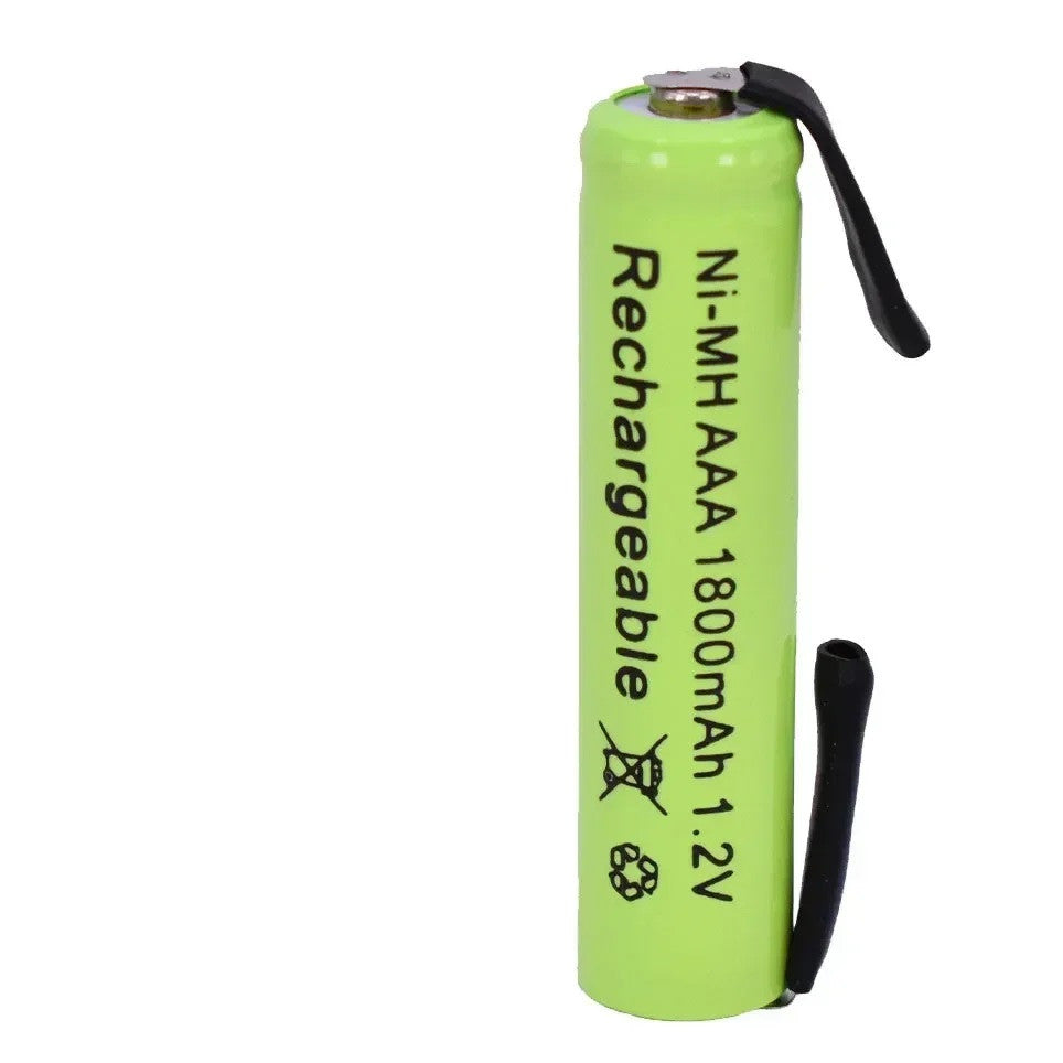 Batterie rechargeable AAA 1.2V 730mAh 1800mAh Ni-imh languettes soudage rasoir brosse dent electrique ECLATS DESTOCKAGE