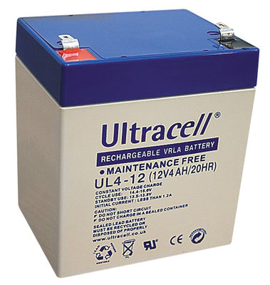 Batterie rechargeable accu 12v 4ah ul4-12 ultracel 4ah 4a 4.2a 4.2ah 4.5a 4.5ah accumulateur plomb - ECLATS DESTOCKAGE