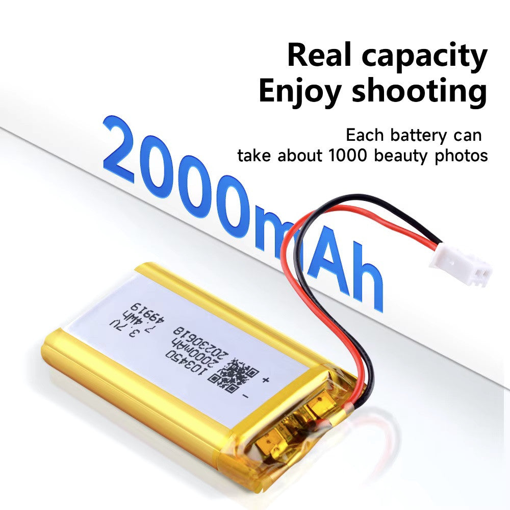 Batterie rechargeable lipo akku 3,7v 1800mah 2000mah 103450 accumulateur accu Li-polymer helicoptere ECLATS DESTOCKAGE