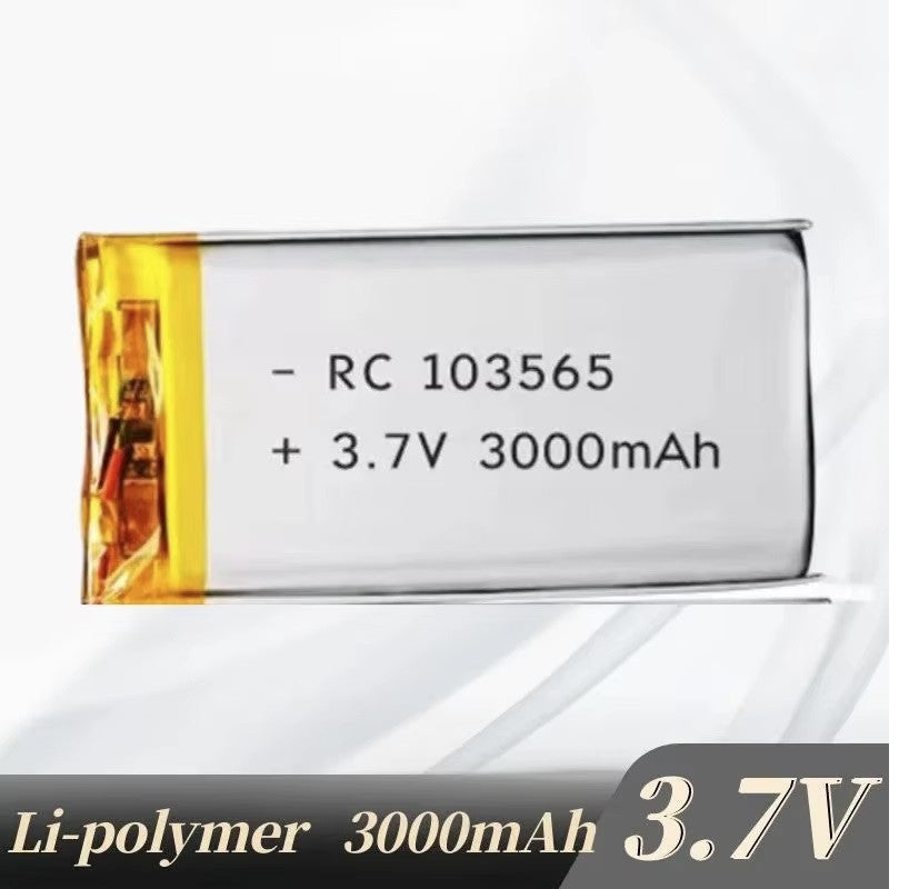 Batterie rechargeable lipo akku 3,7v 3000mah accumulateur accu Li-polymer helicoptere avion 103565 ECLATS DESTOCKAGE