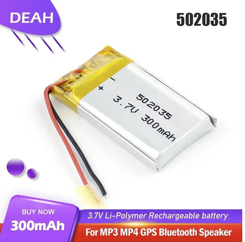 Batterie rechargeable lipo akku 3,7v 300mah accumulateur accu Li-polymer helicoptere avion 502035 ECLATS DESTOCKAGE