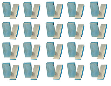 20 Bloqueurs pivotant pour portail 2 battants bloqueur metallique bloqueurs metalliques pour portails ECLATS DESTOCKAGE