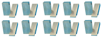 10 Bloqueurs pivotant pour portail 2 battants bloqueur metallique bloqueurs metalliques pour portails ECLATS DESTOCKAGE