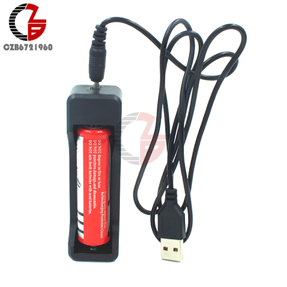 Boitier Bloc Coupleur Support de 1 Batterie Pile rechargeable 18650 3.7v usb 4.2v ECLATS DESTOCKAGE