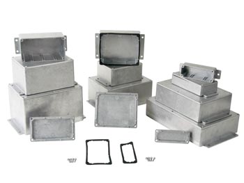 Boîtier étanche en aluminium coulé avec bride gbs37mf ECLATS DESTOCKAGE