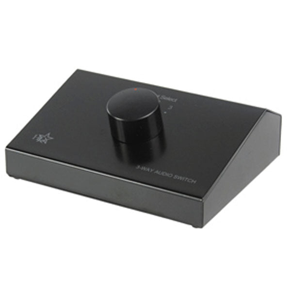 Boitier switch 3 voies stereo aswitch-3 sono rca femelle pour platine cd tuner source audio ECLATS DESTOCKAGE