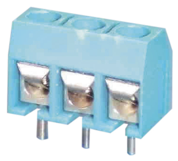 Bornier a vis pour circuit imprimes 3 plots - ECLATS DESTOCKAGE