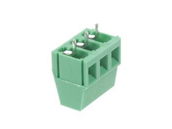Bornier à vis professionnel 3 pôles vert au pas de 5mm screw03pg5 ECLATS DESTOCKAGE