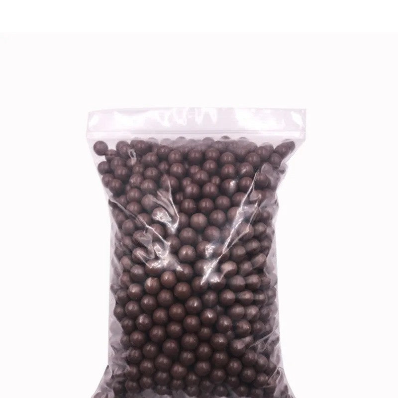 Boule bille argile 9mm 100pcs pour lance pierre LPR3 LPRL catapulte laser élastique plat fronde robuste chasse ECLATS DESTOCKAGE