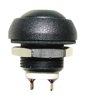 Bouton poussoir electrique unipolaire etanche ip67 noir apem no ISR3SAD200 coapisr3sad200 - ECLATS DESTOCKAGE