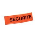Brassard securite orange fluo velcro d4101 en471 routiere haute visibilite protection bras - ECLATS DESTOCKAGE