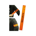 Brassard securite orange fluo velcro d4101 en471 routiere haute visibilite protection bras - ECLATS DESTOCKAGE
