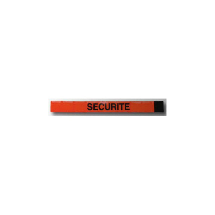 Brassard securite orange fluo velcro d4101 en471 routiere haute visibilite protection bras - ECLATS DESTOCKAGE