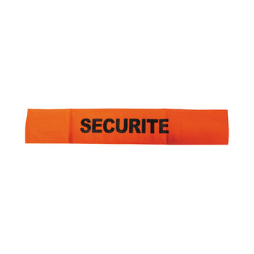 Brassard securite orange fluo velcro d4101 en471 routiere haute visibilite protection bras - ECLATS DESTOCKAGE