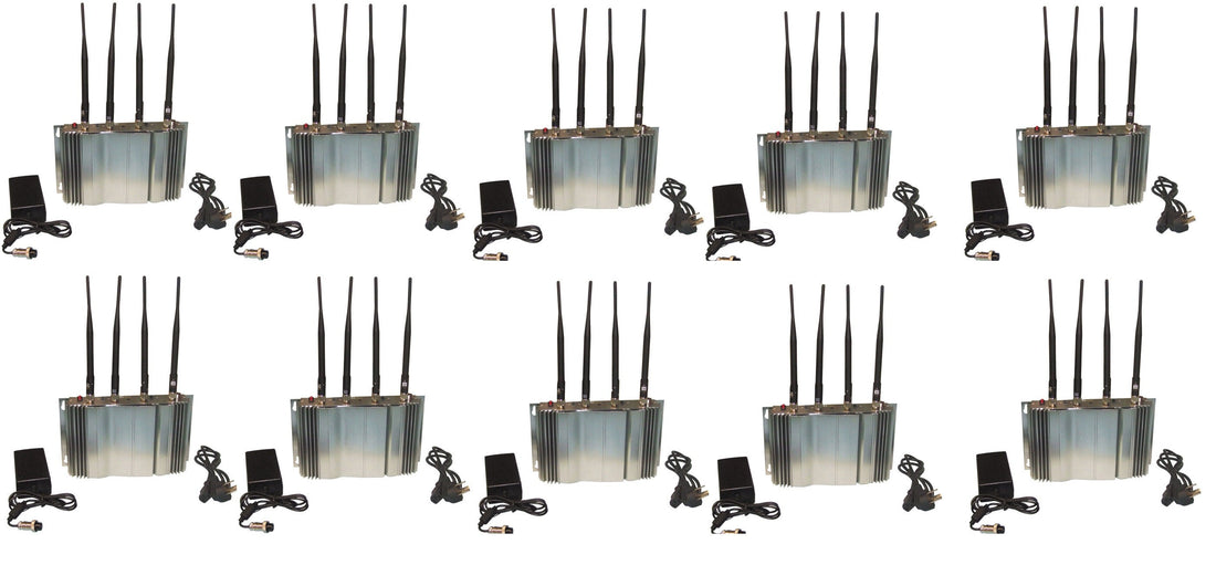 10 Brouilleur onde gsm camera telephone cdma 869 894mhz 925 960 mhz dcs 805 1800mhz phs 1900 1990 ECLATS DESTOCKAGE