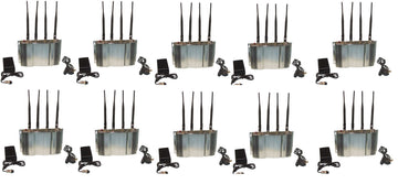 10 Brouilleur onde gsm camera telephone cdma 869 894mhz 925 960 mhz dcs 805 1800mhz phs 1900 1990 ECLATS DESTOCKAGE