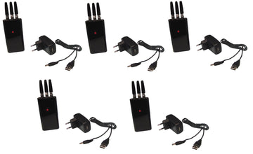 5 Brouilleur telephone portable gsm 2g portee 10m anti smartphone iphone blackberry phs cdma ECLATS DESTOCKAGE