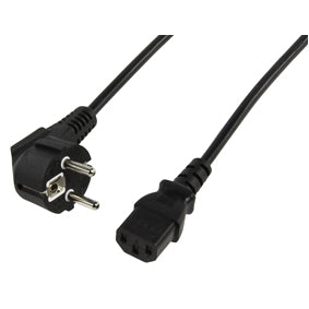 Cable 1.8m alimentation secteur prise schuko mâle cable-703 cordon alim ordinateur prolongateur ECLATS DESTOCKAGE