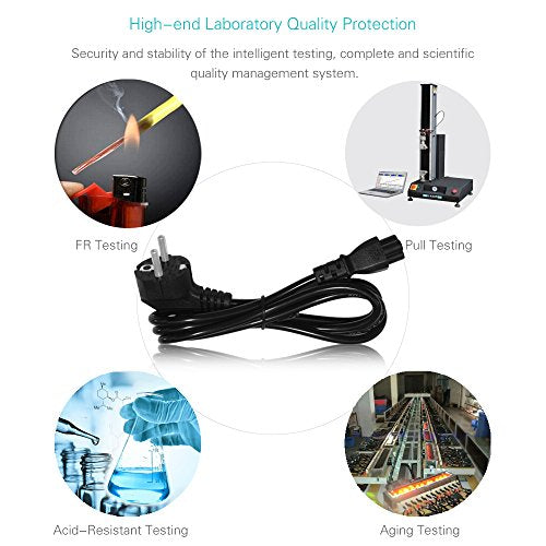 Cable alimentation trefle oreille vde 1.2m ce schuko mâle notebook compaq ECLATS DESTOCKAGE