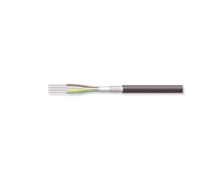 Cable blindé rond multiconducteurs cuivre 4x0.25mm2 diam 4.9mm 1 metre fi90410014d ECLATS DESTOCKAGE