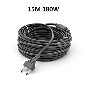 Cable chauffant autoregule antigel 15m 180W canalisation tuyau eau reptile chien chat anti gel electrique ECLATS DESTOCKAGE