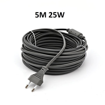 Cable chauffant autoregule antigel 5m 25W canalisation tuyau eau reptile chien chat anti gel electrique ECLATS DESTOCKAGE