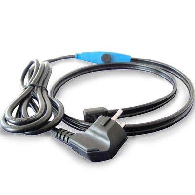 Cable chauffant avec thermostat antigel aquacable-2m anti gel canalisation tuyau cordon electrique ECLATS DESTOCKAGE