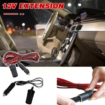 Câble d'extension pour allume-cigare de voiture 12V 10a 2M intérieur mâle femelle D4F6 ECLATS DESTOCKAGE