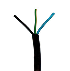 Cable electrique u1000 r2v 3 fils 1,5mm2 3g1,50 ø8mm (le mètre 3x1.5) fil rigide secteur cablage
