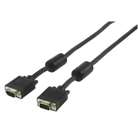 Cable vga mâle mâle pour moniteur video hd15m vers hd15m cordon 5 metres cable-177/5 ECLATS DESTOCKAGE