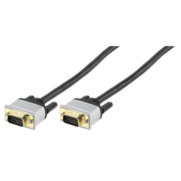 Cable video blinde vga mâle vers vga mâle hqas5177-10 konig plaque or 10m noir ECLATS DESTOCKAGE