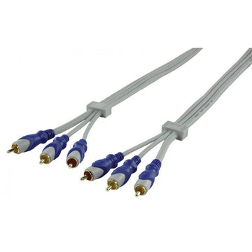 Cable video component hq 2.5m 3 rca hqas3811 2.5 ECLATS DESTOCKAGE