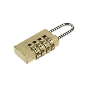 Cadenas 20mm combinaison 4 chiffres code numero fermeture ouverture securisee antivols slkcset/3 - ECLATS DESTOCKAGE