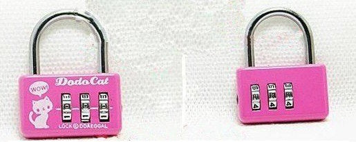 Cadenas 3 chiffres antivols 25mm code combinaison numero fermeture ouverture securisee dodocat aihua ECLATS DESTOCKAGE