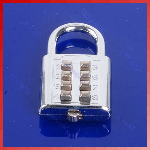 Cadenas 8 chiffres digitals à combinaison code numero fermeture ouverture securisee ECLATS DESTOCKAGE
