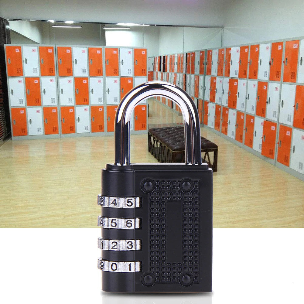 Cadenas à combinaison 40mm 43mm 4 chiffres code numero fermeture ouverture securisee ECLATS DESTOCKAGE