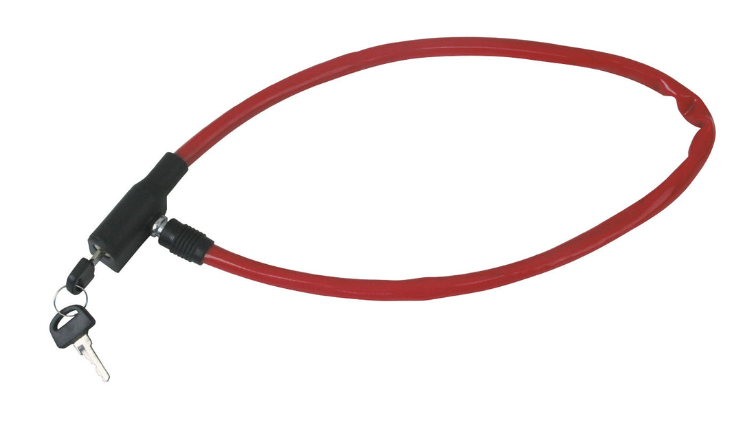 Cadenas antivol velo bicyclette 65cm a serrure a clef 147622 ECLATS DESTOCKAGE