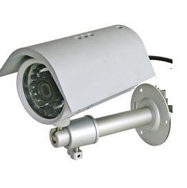 Camera ccd couleur ir 1 3 etanche camcolbul7 sans alim  vision nocturne noir blanc alim coax ir ECLATS DESTOCKAGE