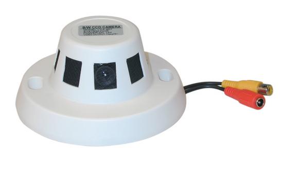 Camera ccd surveillance video noir blanc 12v objectif dans detecteur fumee cameras surveillance ECLATS DESTOCKAGE