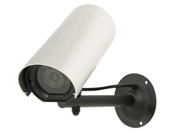 Camera video factice exterieure camd5 ip67 etanche led clignotante surveillance magasin securite ECLATS DESTOCKAGE