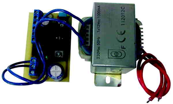 Carte alimentation avec transfo 12v 1a reglable de 1.2v a 13.8v 1a maxi - ECLATS DESTOCKAGE