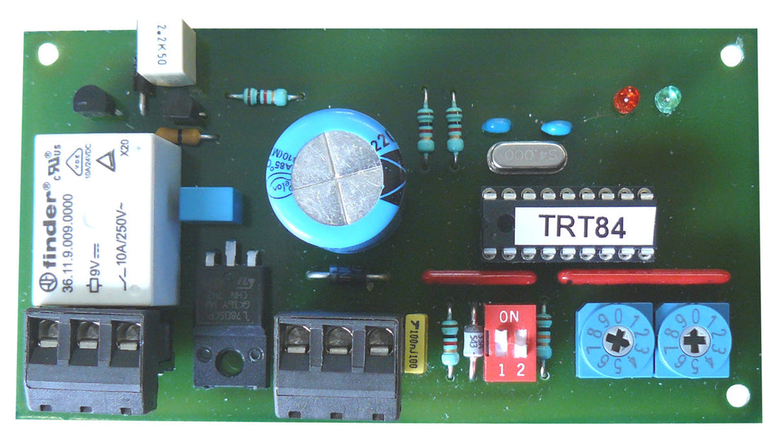 Carte electronique 9 à 24vdc telerupteur temporisateur retardateur 1 à 99 sec ou minute ECLATS DESTOCKAGE