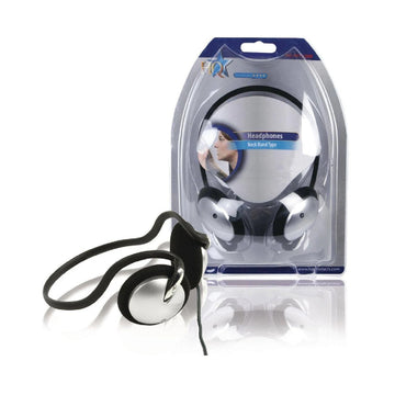 Casque audio stereo tour de cou aimants neodyme 32mm hq-hp122nb Jack 3.5mm sonorisation Fréquence: 20 - 20.000 Hz ECLATS DESTOCKAGE